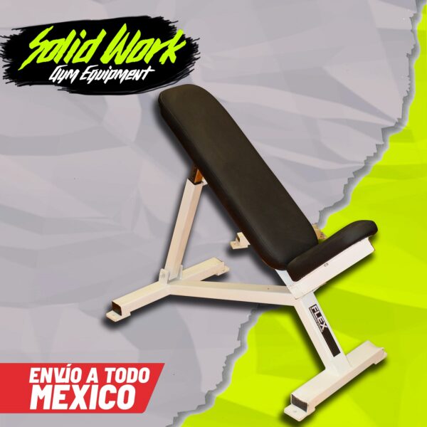 BANCO MULTI POSICION FLEX DE 45° A 90° - Solid Work Gym